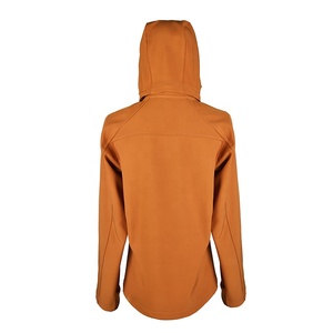 Alta calidad poliéster amarillo Sudadera con capucha impermeable suave Shell mujeres chaquetas al aire libre 2025 - Product Image 2