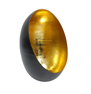 Bougeoir votif en fer décoratif de mariage en feuille d'or pour la décoration de la maison et des festivals fait à la main en vrac - Product Image 1