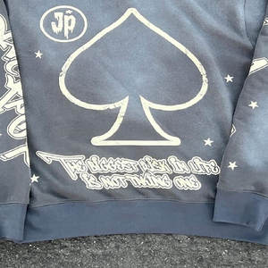 Sudadera con capucha personalizada para hombre, Jersey personalizado con puños acanalados, dobladillo DTG DTF, Impresión de diamantes de imitación, opciones de logotipo, etiquetas personalizadas, embalaje - Product Image 6