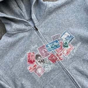 Sudadera con Capucha Personalizada para Hombre, Estilo Urbano Holgado, Sudadera con Capucha de Forro Polar, Sudadera con Capucha de Hip Hop con Cremallera Completa y Logotipo P, Chaqueta 2025 - Product Image 5