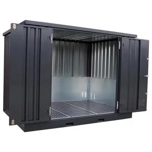 Conteneur en acier pour le stockage de produits dangereux, résistant à la corrosion, conception étanche, capacité personnalisable, métal durable - Product Image 5