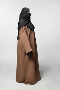 Abaya en polaire de qualité supérieure pour les femmes musulmanes modeste robe d'hiver à manches longues conception directe d'usine fabricant de gros - Product Image 2
