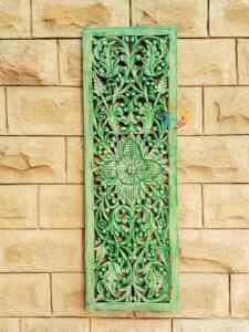 Panneau de décoration murale en bois pour salon, panneau de suspension murale en bois sculpté - Product Image 6