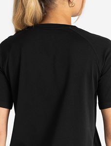 Camisetas ajustadas de manga corta con cuello redondo liso para mujer, camisetas ajustadas para correr y gimnasio, ropa transpirable, Camiseta básica de Yoga - Product Image 2