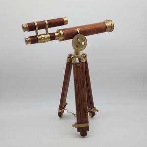Telescopio Náutico de Metal y Madera, Instrumento Marítimo de Latón Antiguo, Visión de Largo Alcance, Pieza Decorativa para el Hogar u Oficina - Product Image 6