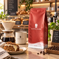 Sacs à café personnalisés AT PACK avec logo |   Sacs d'emballage pour café à fond plat de qualité supérieure pour torréfacteurs, marques de cafés et cafés de spécialité