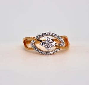 Anillo de Oro Amarillo Sólido de 14K con Diamante Cultivado en Laboratorio de 1 Quilate, Corte Redondo, Brillante y Pulido, Anillo de Boda para Mujer, Color D a G, Claridad IF SI2 - Product Image 1