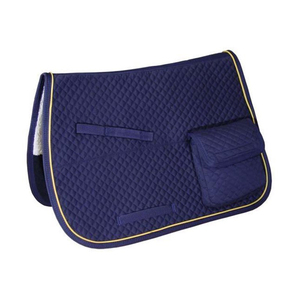 Almohadillas de sillín ecuestre con forro de polialgodón de satén de espuma de colores personalizados con bolsillos laterales para entrenamiento de equitación - Product Image 3