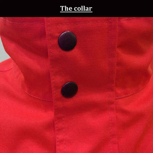 Imperméable d'hiver en PVC imperméable à haute visibilité pour hommes, veste de sécurité réfléchissante fluorescente orange chauffée avec poche - Product Image 4