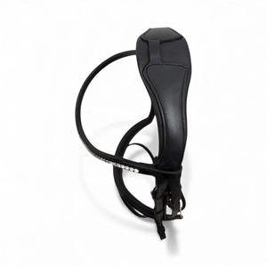 ชุดเดรสหนังแบบพรีเมี่ยมทรงกลมพร้อมหูฟังสวมสบายกายวิภาคสายคาดหัวคริสตัลสีเงินแวววาวและเลือดกำเดาไหล - Product Image 5