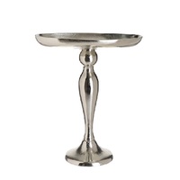 Support à gâteau de mariage personnalisé de haute qualité, en laiton plaqué, en forme de rose, pour biscuits, rotatif, pour la décoration de gâteaux, en métal moderne A.B