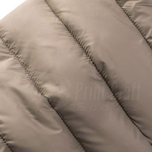 Veste matelassée en polyester à col montant pour homme Manteau d'hiver teint uni style High Street Vente en ligne pas cher - Product Image 6