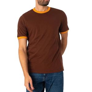 T-shirts pour hommes personnalisés, best-sellers, 100% coton, design unique à col rond avec motif imprimé de lettres, vêtements pour hommes - Product Image 1
