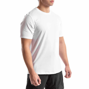 T-shirt à col rond 100% coton épais 200gsm coupe régulière écologique séchage rapide doux et durable t-shirt personnalisé pour hommes - Product Image 3
