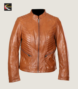 Chaquetas de cuero de moda para mujer Venta al por mayor Producción a granel Directo de fábrica Barato - Product Image 3