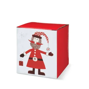 Tazza in Ceramica Claus con Cucchiaio Integrato per Merchandising Natalizio - Product Image 3