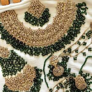 เครื่องประดับงานแต่งงานแบบยุโรปอเมริกัน สร้อยคอชุบเงินหรูหรา ต่างหูสง่างาม สไตล์โรแมนติก สำหรับงานปาร์ตี้และของขวัญ - Product Image 5