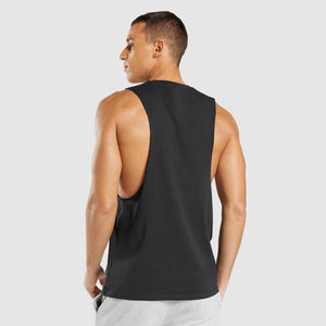 Meilleure qualité 2025 Logo personnalisé hommes Fitness débardeur Stonewashed Polyester sport Muscle musculation Gym course unique - Product Image 6