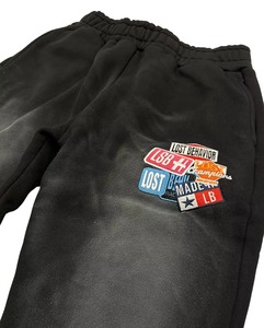 OEM Custom Winter Solid Acid Wash Printed Vintage Hoodie & Jogger Set Regular Fit Drawstring Closure Cotton <b>Tracksuit</b> Unisex - Product Image 3