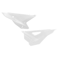 2025 pour Honda CRF 450R Kit complet de carénage de moto blanc avec panneaux latéraux et phare en plastique ABS