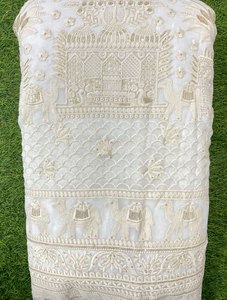 ผ้าจอร์เจียปักวิสคอสสริสุทธิ์สำหรับเด็กผู้หญิง/เด็กผู้ชายผ้าถักทอระบายอากาศได้แบบเรียบ - Product Image 2