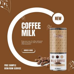 Bebida de Café en Puré Interfresh 330ml Enlatada OEM ODM Marca Privada Lista para Beber Logotipo Personalizado - Product Image 4