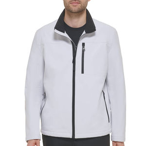 Chaqueta Softshell de Invierno para Hombre, Cuello Alto, Transpirable, Impermeable, Ecológica, Estilo Urbano, Logotipo Personalizado, Cremallera, Servicio OEM - Product Image 1