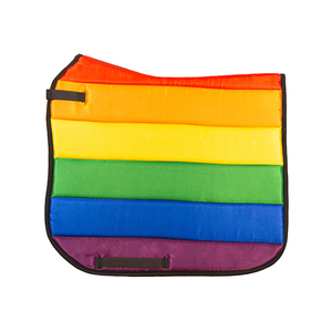 Ecuestre Subalimation Saddle Pad Form Satin Set Jumping Dressage Logotipo personalizado Equipo de equitación Jumping Show - Product Image 4