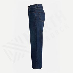 High Quality Custom <b>Men's</b> Print Logo Jeans Vintage Style <b>Baggy</b> Jeans Wash Pants <b>Trousers</b> Streetwear Fashion Customized Color - Product Image 3