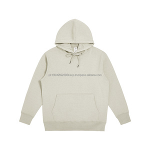 Sudadera con Capucha Personalizada con Logotipo Bordado, 400 g/m², Estilo Urbano, Talla Estadounidense, 100% Algodón, Sudadera Lisa Esencial para Hombre - Product Image 4