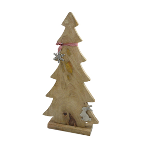 Arbre en bois personnalisé Logo gratuit prix de gros décor à la maison sur la conception en forme d'arbre de dessus de table pour cadeau anniversaire - Product Image 6