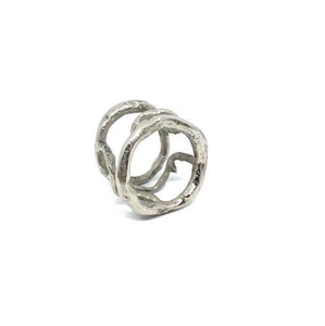 Rond de serviette en laiton écologique Rond de serviette en or Taille personnalisée de forme ronde pour les fêtes - Product Image 5