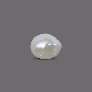 Perlas Sueltas Imitación Perla Basra de 2.58 Quilates, Color Blanco Rosado, Forma de Arroz y Patata, con Orificio Personalizado - Product Image 2