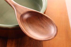 Juego de Utensilios de Madera Rústicos Hechos a Mano, 2 Cucharas de Madera de Acacia con Mango Largo para Mesa de Té, para Bodas y Fiestas - Product Image 3