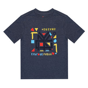 Smart Look 100% coton dans différentes méthodes d'impression et matériaux T-shirt à col rond pour garçon en stock à vendre - Product Image 3