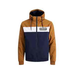 Veste coupe-vent GAA à taille élastique avec coque extérieure à séchage rapide fermeture à glissière complète sur le devant et options de logo de l'équipe du club quantité minimale de commande OEM - Product Image 4