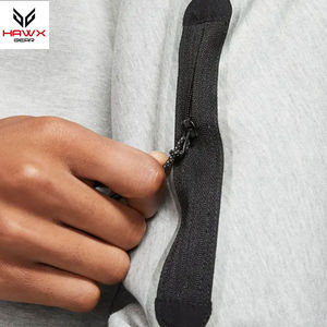 Sweatshirts à capuche décontractés pour hommes, couleur unie, coton mélangé, conçu sur mesure, meilleure vente de sweats à capuche en gros - Product Image 4