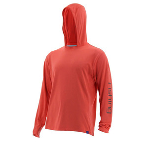 Ropa de Pesca al por Mayor para Hombre, Camiseta con Capucha de Pesca de Manga Larga con Protección Solar UPF30, Material de Poliéster Personalizado de Secado Rápido - Product Image 4
