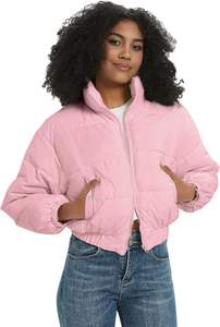 Dernier modèle coupe parfaite de qualité supérieure et meilleure vente professionnelle pour les vestes Crop Puffer pour femmes - Product Image 4