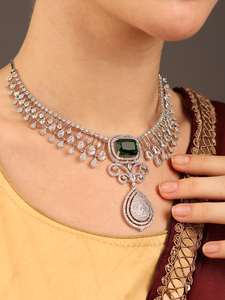 Vòng cổ đá quảng cáo thời trang dành cho phụ nữ phù hợp cho lễ đính hôn và các sự kiện truyền thống với giá tốt nhất - Product Image 5