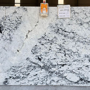 Dalles translucides rétroéclairées en marbre blanc glace exotique de luxe poli naturel pour salle de bain cuisine villa salon grande dalle étanche - Product Image 1