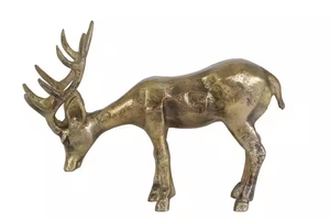 Sıcak satış alüminyum geyik heykel seti 2 ev dekor için dekor impex tarafından en iyi fiyata son yüksek kalite - Product Image 3