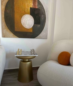 Table basse en laiton Design, modèle d'apparence élégante, table basse mode 2023, production de qualité supérieure, table basse en laiton - Product Image 1