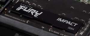 Kingston FURY Impact 32GB 3200MHz, memori <span class=keywords><strong>Laptop</strong></span> DDR4 CL20 stik tunggal KF432S20IB/32 - Product Image 4