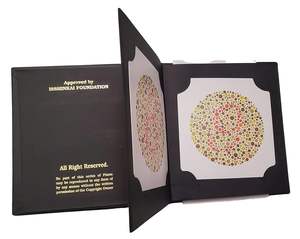 HOT SELLING NEW ADDITION 14 PLATES COLOR BLINDNESS ISHIHARA TEST <b>BOOK</b> DHL SHIPPING..... - Product Image 2