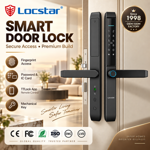 Serratura Intelligente Standard Europea <span class=keywords><strong>in</strong></span> Alluminio con Rete WiFi, App TTlock, Apertura con Impronta Digitale e Carta - Product Image 1