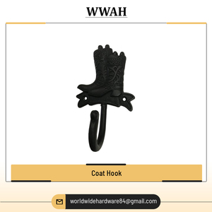 Metal <b>Coat</b> <b>Rack</b> <b>Wall</b>-<b>Mounted</b> Folding Hooks for Bathroom Clothes & Towels Iron Furniture Hardware for Convenient Hanging - Product Image 4