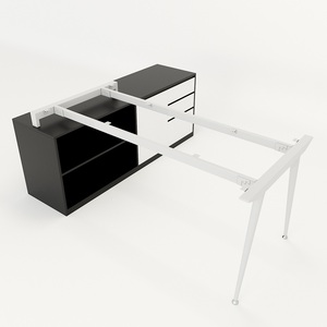 CONE Concept 160x80 Steel <b>Table</b>/Cabinet Legs Minimalist Design Style Assembly Required-HCCO022 - Product Image 1