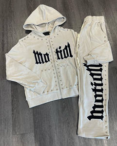 Street Custom Hoodie Sweatsuits Causal Jogger Tracksuit Sweatpants Set <b>Pullover</b> <b>Men</b> Hoodie and Pants Puff Printing <b>Men</b> Sweatsuit - Product Image 2