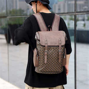 Custom Leather <b>Laptop</b> Backpacks for Business & Travel <b>Large</b> Capacity Wholesale Best-Selling Unisex <b>Bags</b> - Product Image 1